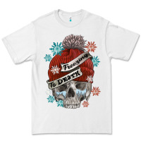 White freezing to death skull Premium Tee - FaDigitalArtStudio