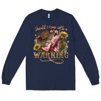 Navy shouldve come with a warning boots  cowboy Long Sleeve Tee - NancyCooperArtShop