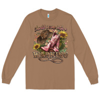 Toasted Coconut shouldve come with a warning boots  cowboy Long Sleeve Tee - NancyCooperArtShop