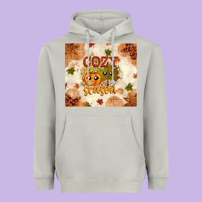 Fall Cozy Season Heavyweight Hoodie Designed By Texasbilliewilder