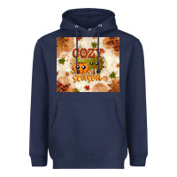 Navy Fall Cozy Season Heavyweight Hoodie - texasbilliewilder