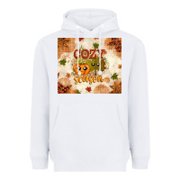 White Fall Cozy Season Heavyweight Hoodie - texasbilliewilder