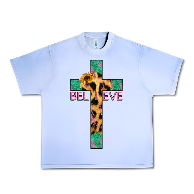 Believe Cross Urban Heavy Tee by Jasminsmagicworld | Teevron