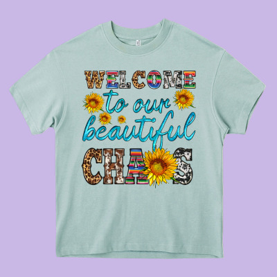 Welcome To Our Beautiful Chaos Heavy Core Tee Designed By Hra Design Shop