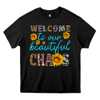 Black welcome to our beautiful chaos Heavy Core Tee - HRA Design Shop