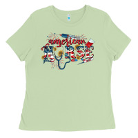 American Nurse 4th Of July Ladies Tee | Teevron