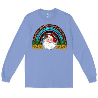 Colony Blue santa rainbow Long Sleeve Tee - JahusDesignShop