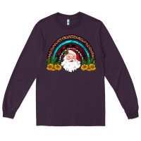 Plum santa rainbow Long Sleeve Tee - JahusDesignShop