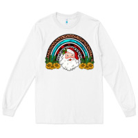 White santa rainbow Long Sleeve Tee - JahusDesignShop