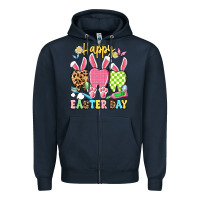 Navy happy easter day dental squad Zipper Hoodie - Artiststas