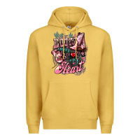 Antique Gold Boots never broke my heart Premium Hoodie - HowdyJamesFarm
