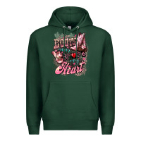 Sports Green Boots never broke my heart Premium Hoodie - HowdyJamesFarm