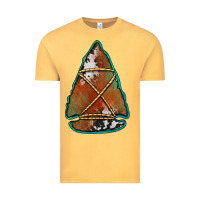 Vintage Mustard cowhide rusty arrowhead Vintage Tee - Jasminsmagicworld