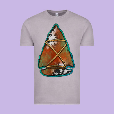 Cowhide Rusty Arrowhead Vintage Tee Designed By Jasminsmagicworld