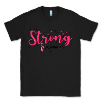 Black strong joshua 1 9 Classic Tee - MaliasSmallBusiness
