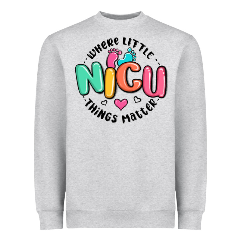 Nicu Where Little Things Matter Heavyweight Sweatshirt by MaliasSmallBusiness | Teevron