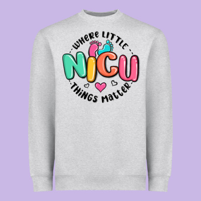 Nicu Where Little Things Matter Heavyweight Sweatshirt Designed By Maliassmallbusiness