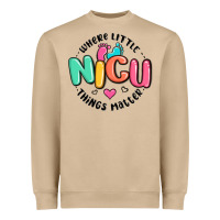 Mushroom nicu where little things matter Heavyweight Sweatshirt - MaliasSmallBusiness