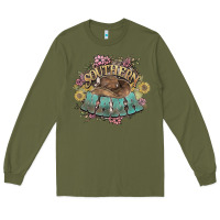 Army Green southern nana western flowers Long Sleeve Tee - NancyCooperArtShop
