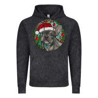 Vintage Black Frenchie Christmas Vintage Hoodie - RanaPortraitStore