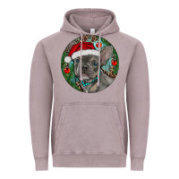 Vintage Zinc Frenchie Christmas Vintage Hoodie - RanaPortraitStore