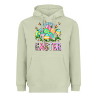 Matcha Happy Easter with eggs Heavyweight Hoodie - NancyCooperArtShop