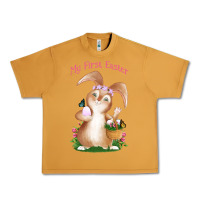 Peanut Butter Babies First Easter Girls Urban Heavy Tee - Jasminsmagicworld