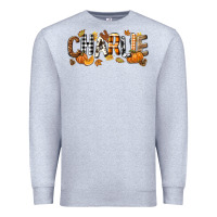 Heather Grey Personalized Fall Autumn Premium Sweatshirt - NancyCooperArtShop