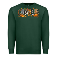 Sports Green Personalized Fall Autumn Premium Sweatshirt - NancyCooperArtShop