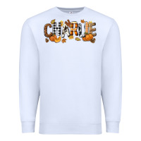 White Personalized Fall Autumn Premium Sweatshirt - NancyCooperArtShop