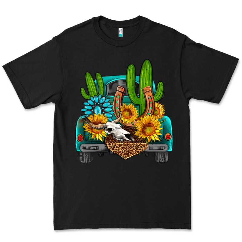 Western Truck Horseshoe Premium Tee by HRA Design Shop | Teevron