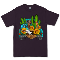 Plum western truck Horseshoe Premium Tee - HRA Design Shop