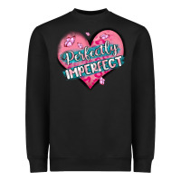 Black perfectly imperfect Heavyweight Sweatshirt - MaliasSmallBusiness