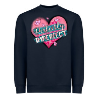 Navy perfectly imperfect Heavyweight Sweatshirt - MaliasSmallBusiness