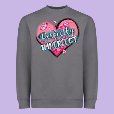 Perfectly Imperfect Heavyweight Sweatshirt Designed By Maliassmallbusiness