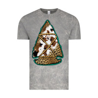 Cloud Rock cowhide leopard arrowhead Vintage Tee - Jasminsmagicworld