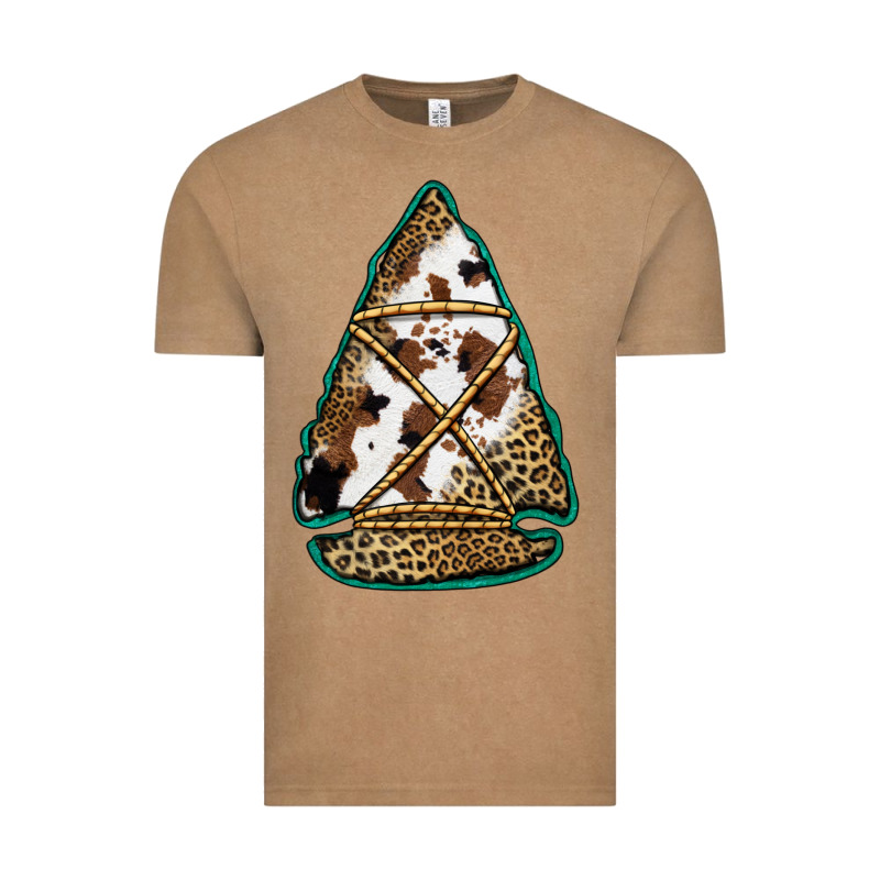 Cowhide Leopard Arrowhead Vintage Tee by Jasminsmagicworld | Teevron