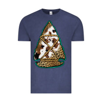 Vintage Denim cowhide leopard arrowhead Vintage Tee - Jasminsmagicworld