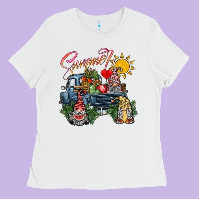 Summer Ladies Tee Designed By Sublimationcraftshop