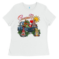 White summer Ladies Tee - SublimationCraftShop