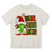 Cream ho ho no christmas gnomes Heavy Core Tee - FaDigitalArtStudio