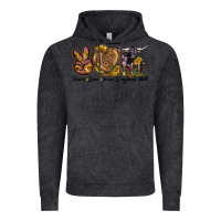 Vintage Black Peace Love Texas Longhorn Bull Vintage Hoodie - LillyAllenDesigns