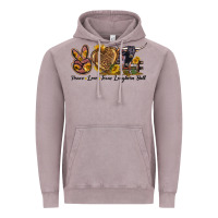 Vintage Zinc Peace Love Texas Longhorn Bull Vintage Hoodie - LillyAllenDesigns