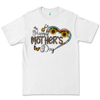 White happy mother's day Premium Tee - CowhideDigitalArt