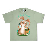 Oil Green Babies First Easter Boys Urban Heavy Tee - Jasminsmagicworld
