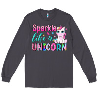 Smoke sparkle like a unicorn Long Sleeve Tee - NancyCooperArtShop