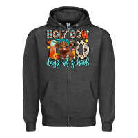 Charcoal Heather holy cow 100 days of school Zipper Hoodie - Artiststas