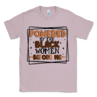 Lilac powered by the black women before me Classic Tee - MaliasSmallBusiness
