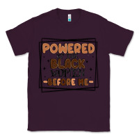 Plum powered by the black women before me Classic Tee - MaliasSmallBusiness