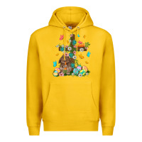 Lemon Western Rabbit with Cross Easter Day Premium Hoodie - HowdyJamesFarm